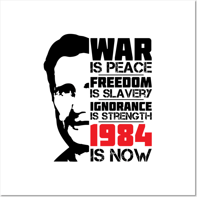 George Orwell 1984 Wall Art by CatsCrew